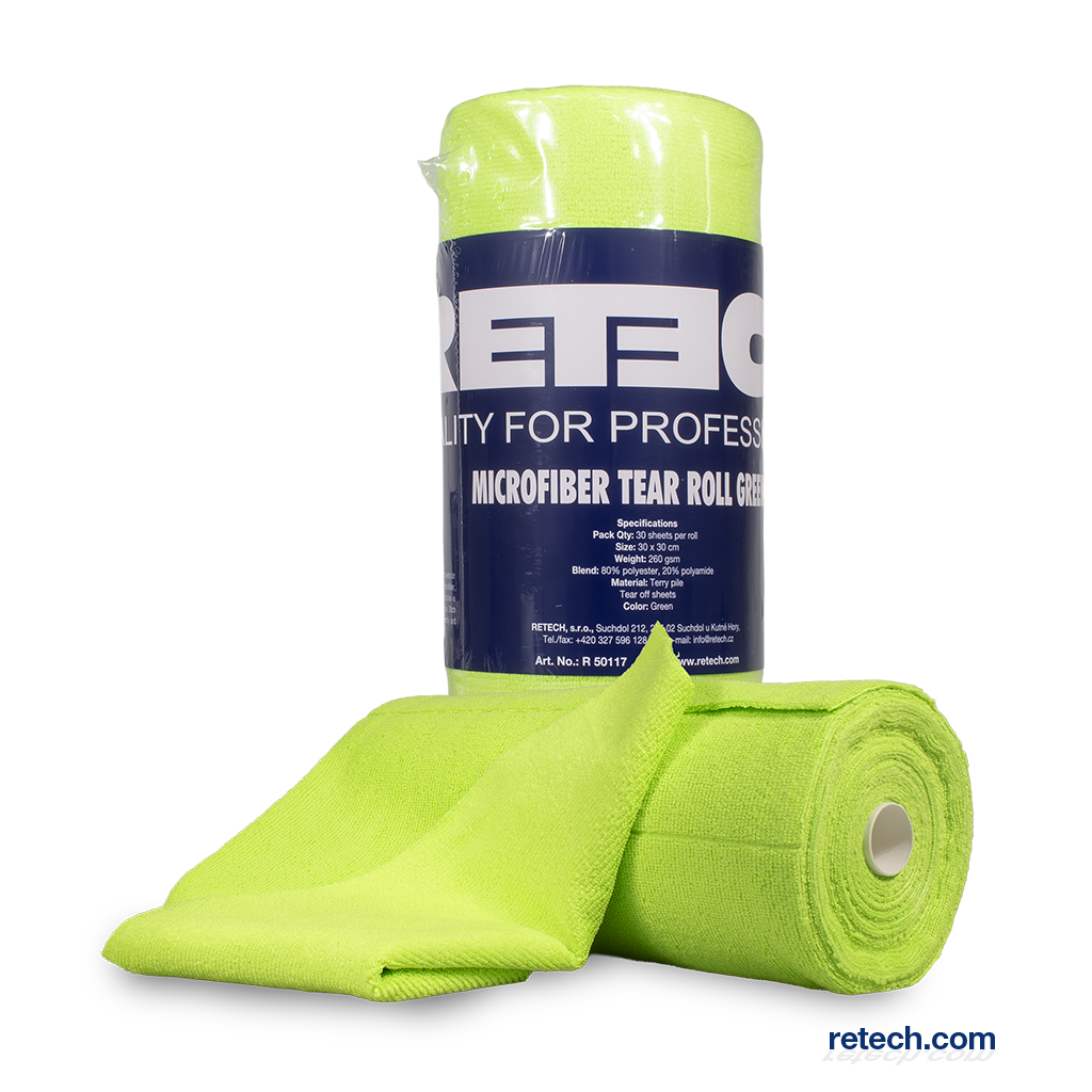 Microfiber Tear Roll Green