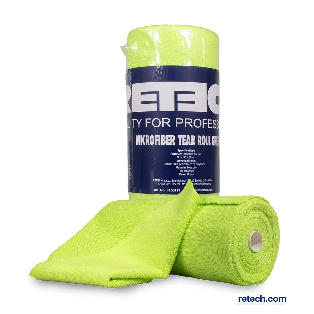Microfiber Tear Roll Green