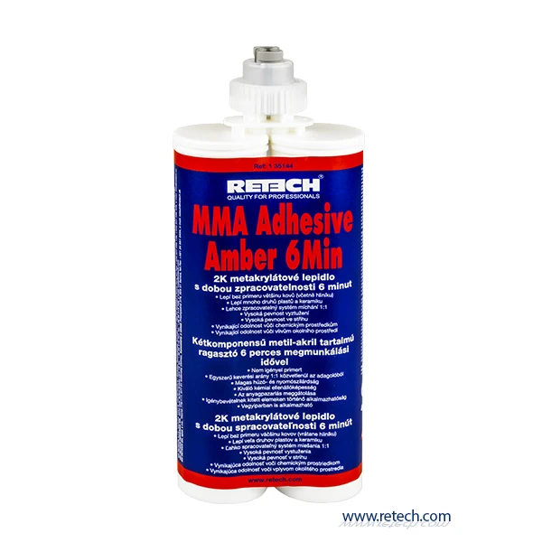 MMA Adhesive Amber 6 Min / 400 ml