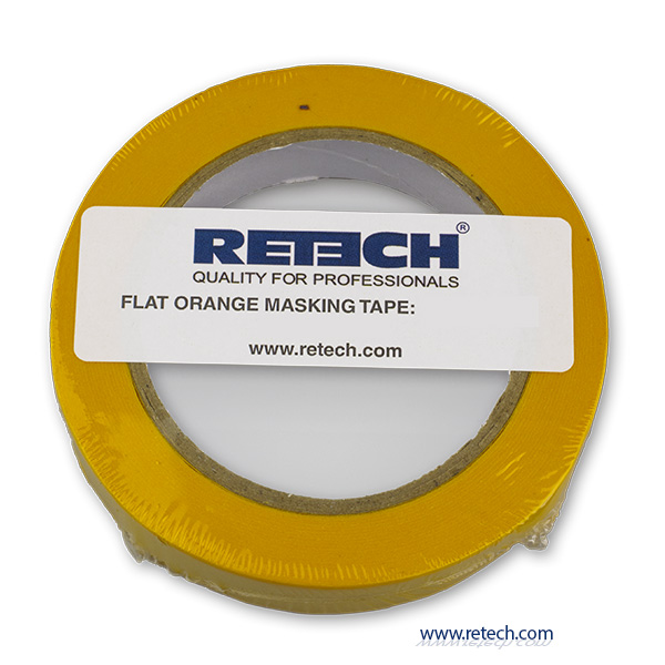 Flat Orange Masking Tape 24 mm