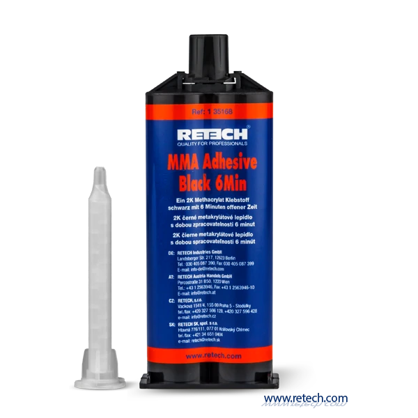 MMA Adhesive Black 6 Min