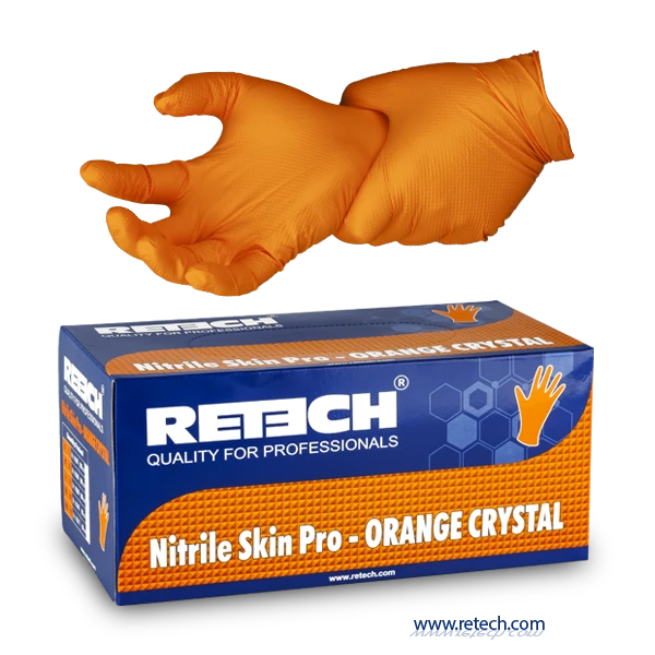 Nitrile Skin Pro - Orange Crystal - XXL