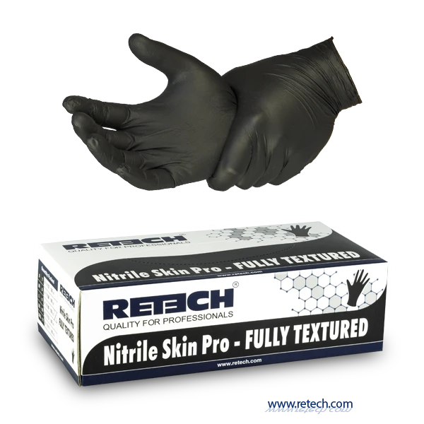 Nitrile Skin Pro - Fully Textured - XL