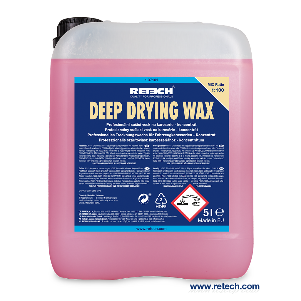 Deep Drying Wax 5L