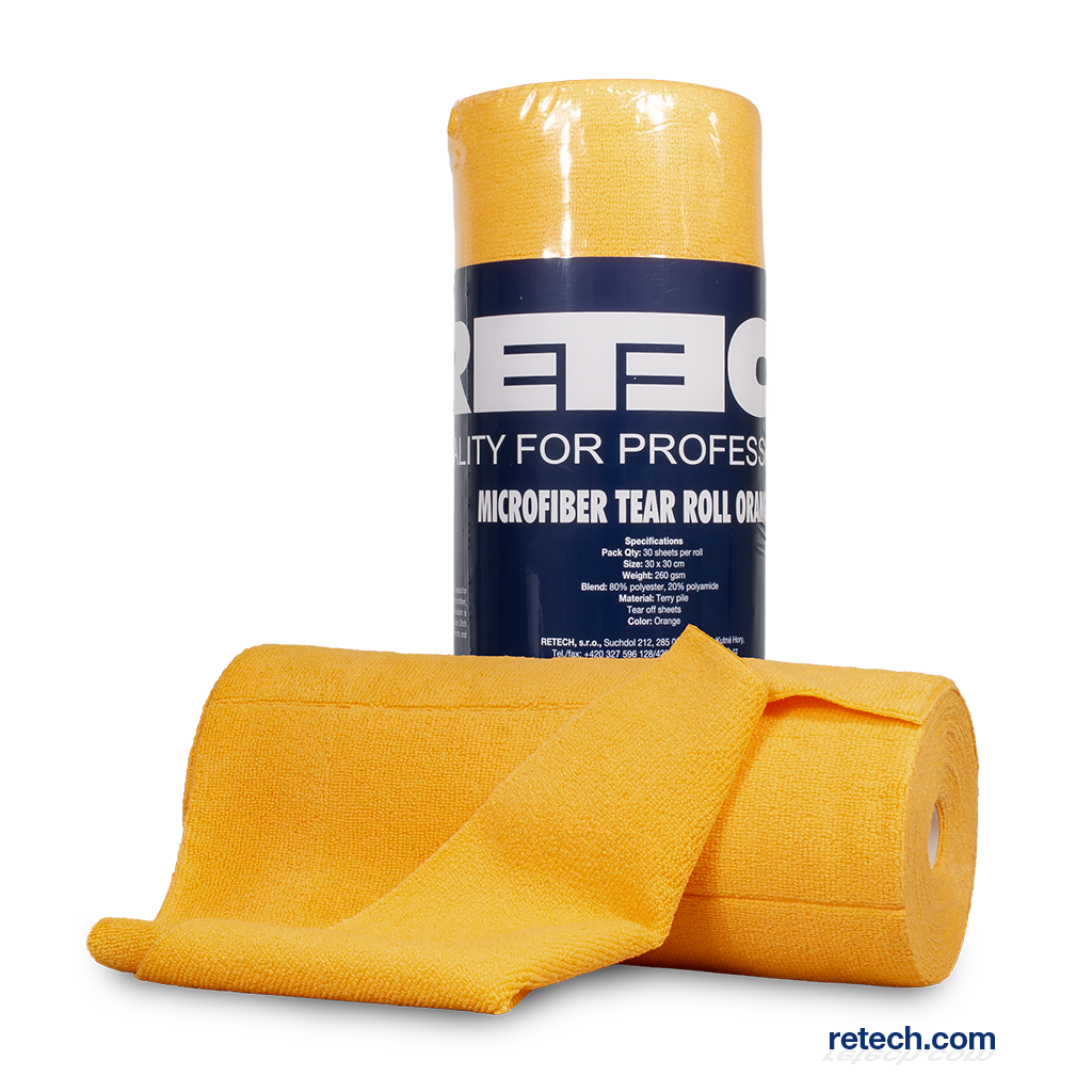 Microfiber Tear Roll Orange