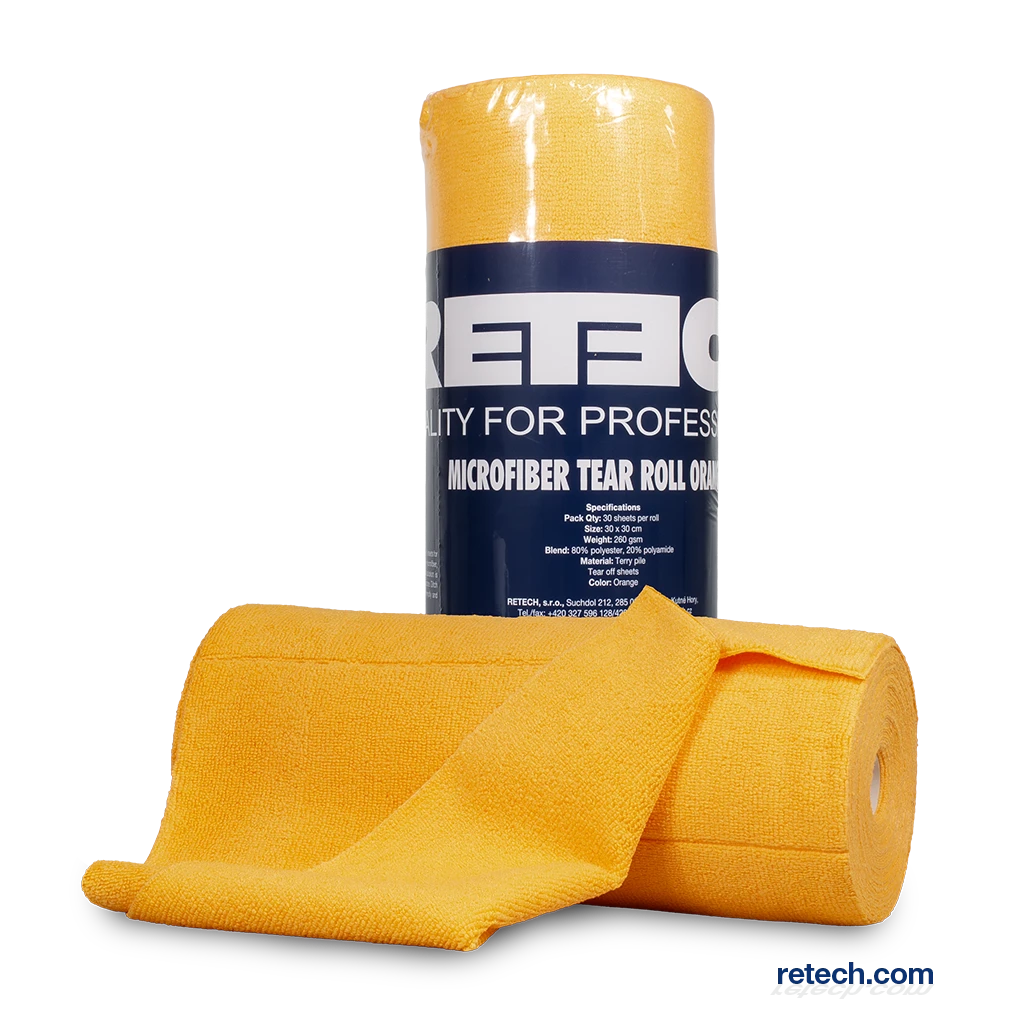 Microfiber Tear Roll Orange