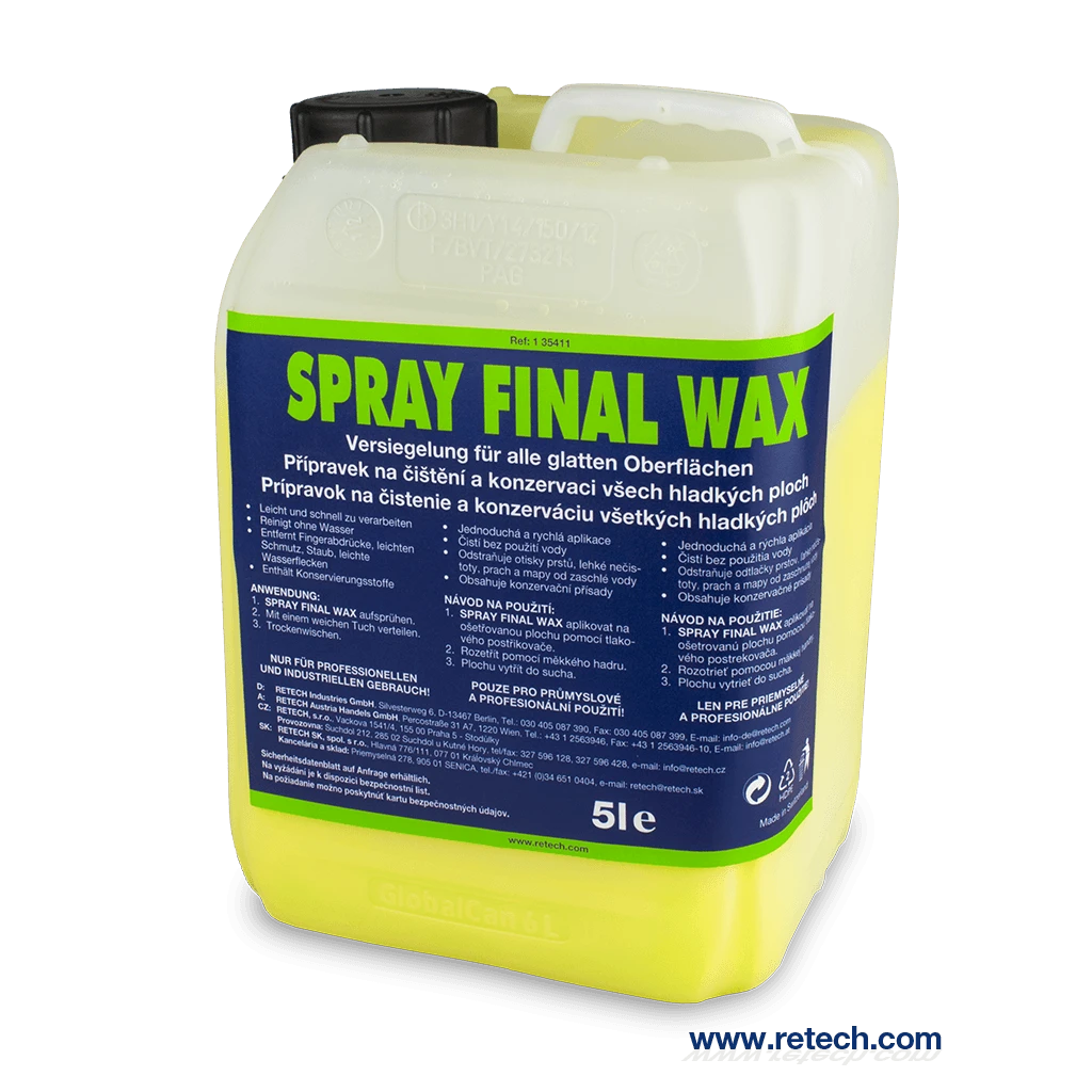 Spray Final Wax – 5 L