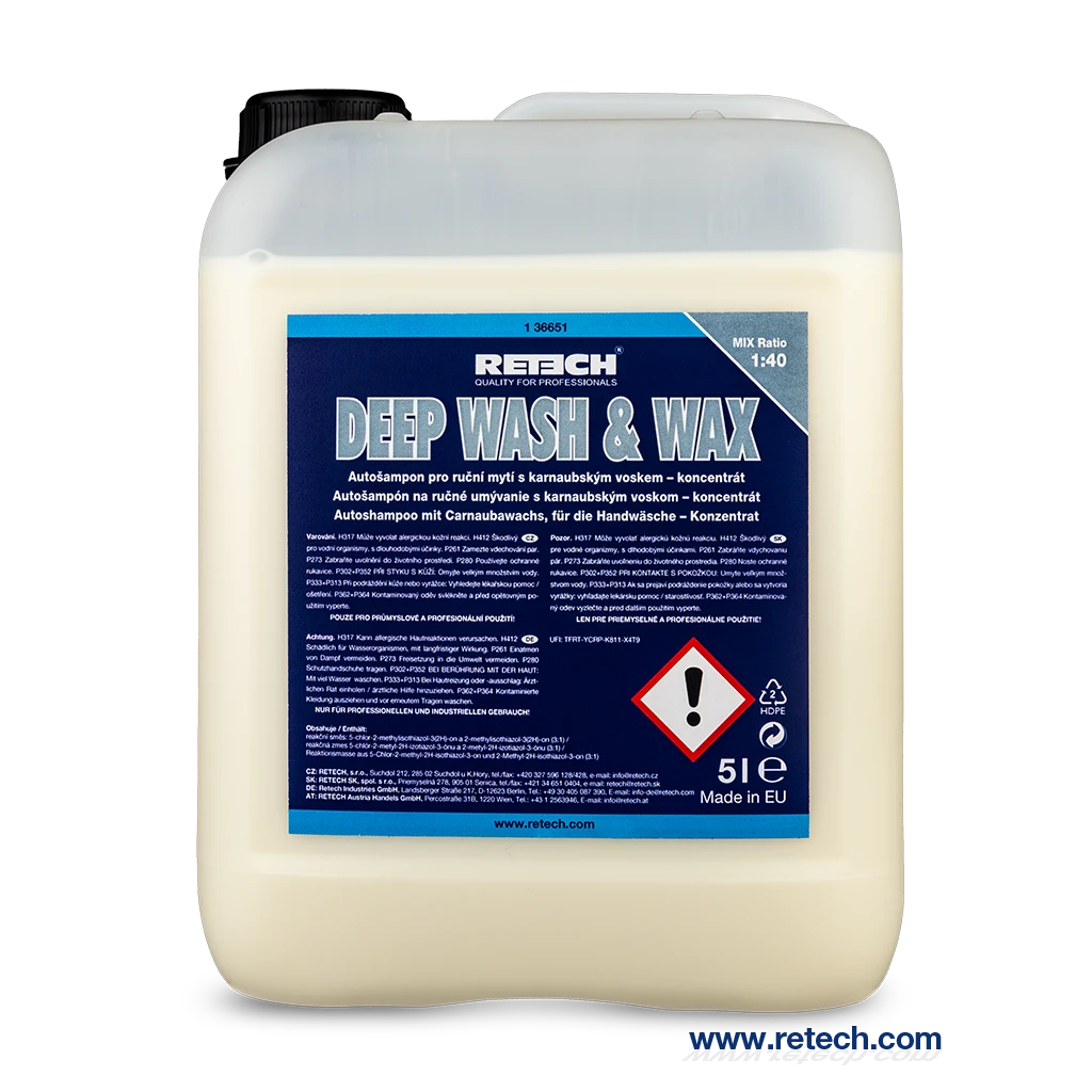 Deep Wash & Wax – 5 L