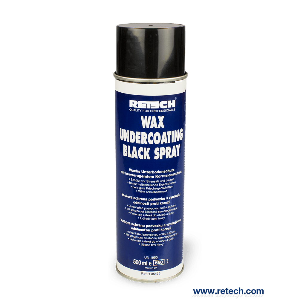 Wax Undercoating Black Spray