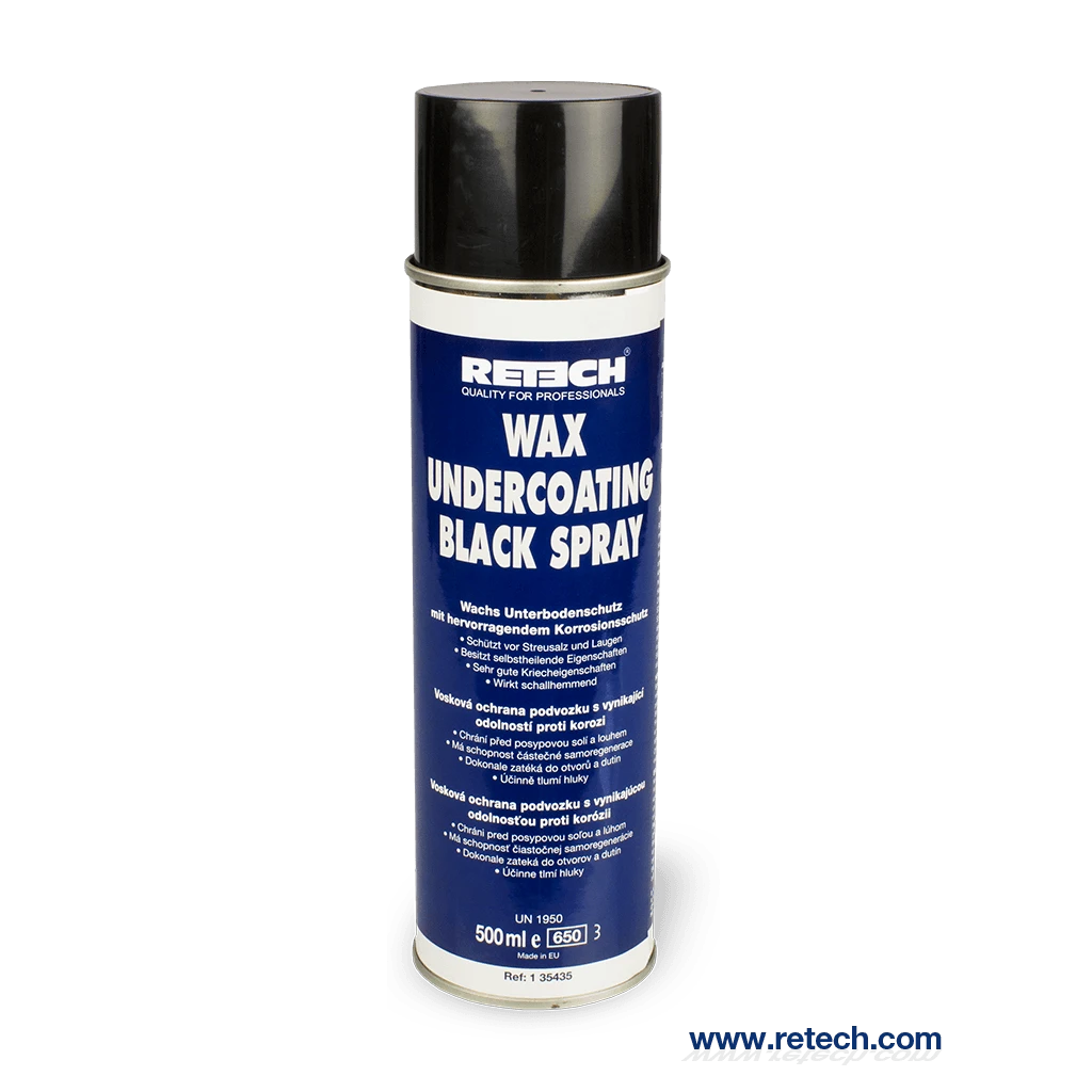 Wax Undercoating Black Spray